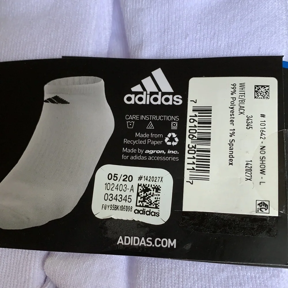 ADIDAS MEN’S CUSHIONED AERORADY COMPRESSN NO SHOW
